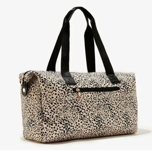 Mali + Lili Animal Print Weekender Bag